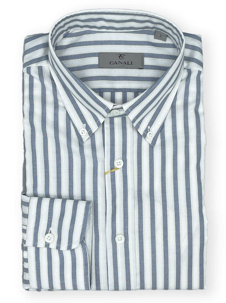Canali Shirts Canali - Oxford Stripe Button Down Shirt