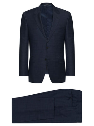 Canali Suits Canali - Blended Check Wool Suit