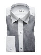 Eton Dress Shirts Eton - Grey Plissé Dress Shirt