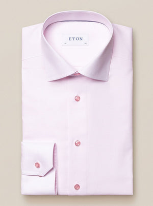 Eton Shirts Eton -  Basket Weave Twill Shirt