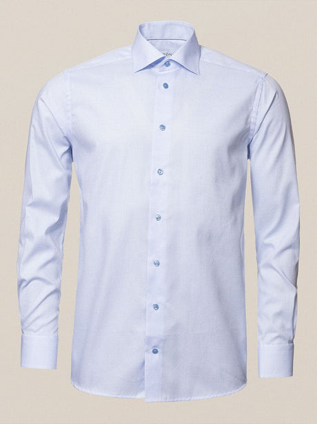 Eton Shirts Eton -  Basket Weave Twill Shirt