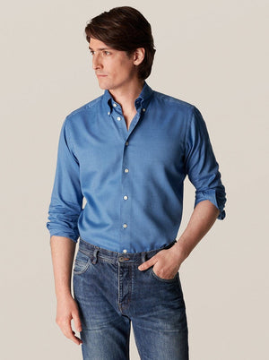 Eton Shirts Eton - Cotton/Tencel Button Down Shirt