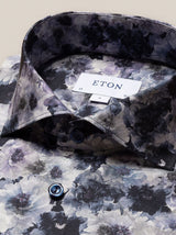 Eton Shirts Eton - Floral Print Cotton-Tencel™ Shirt