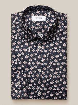 Eton Shirts Eton -  Floral Print Shirt