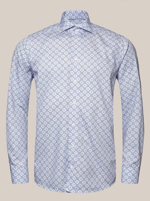 Eton Shirts Eton -  Medallion Print Shirt