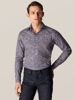 Eton Shirts Eton - Scandinavian Paisley Print Shirt