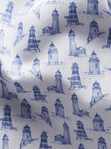 Eton Shirts Eton - Short Sleeve Lighthouse Print Shirt