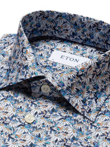 Eton Shirts Eton - Stained Floral Signature Twill Shirt