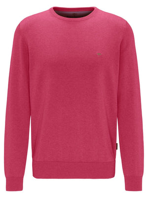 Fynch Hatton Knitwear & Jumpers Fynch Hatton - Classic Superfine Cotton Crew Neck Sweater