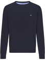 Fynch Hatton Knitwear & Jumpers Fynch Hatton - Cotton Crew Neck Jumper