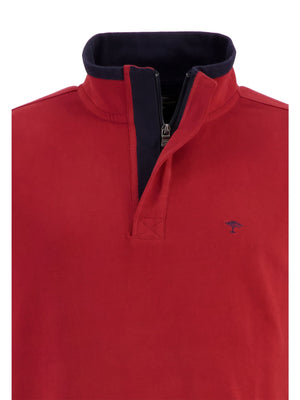 Fynch Hatton Knitwear & Jumpers Fynch Hatton - Half Zip Sweatshirt