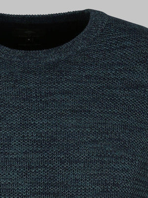 Fynch Hatton Knitwear & Jumpers Fynch Hatton - Melange Knitted Crew Neck Jumper