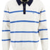 Fynch Hatton Knitwear & Jumpers Fynch Hatton - Striped Knitted Polo Shirt