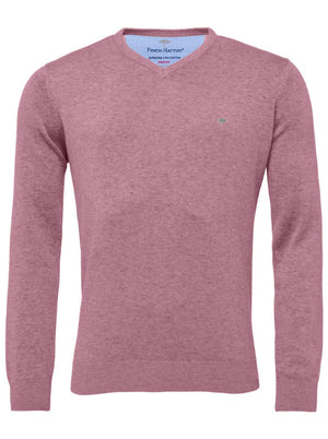 Fynch Hatton Knitwear & Jumpers Fynch Hatton - Summer Cotton V-Neck Jumper