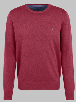 Fynch Hatton Knitwear & Jumpers Fynch Hatton - Superfine Cotton Crew Neck Jumper