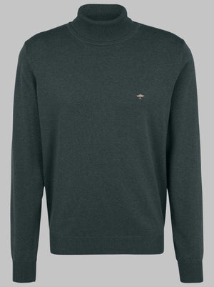 Fynch Hatton Knitwear & Jumpers Fynch Hatton - Superfine Cotton Roll Neck Jumper