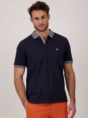 Fynch Hatton Polo & T-Shirts Fynch Hatton - Sporty Polo w/ Contrast Trip