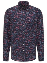 Fynch Hatton Shirts Fynch Hatton - Casual Fit Soft Linen Floral Print Shirt