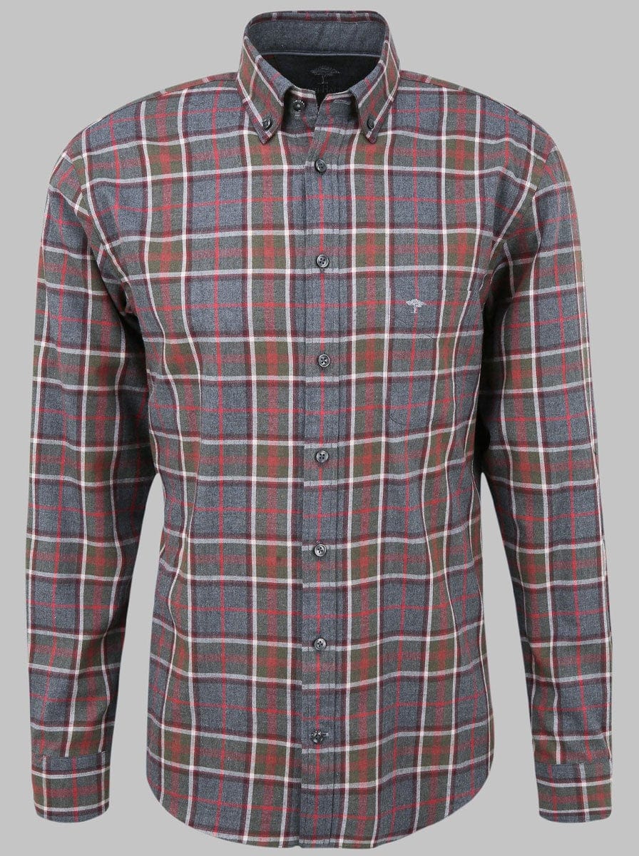 Fynch Hatton Shirts Fynch Hatton - Checked Flannel Shirt