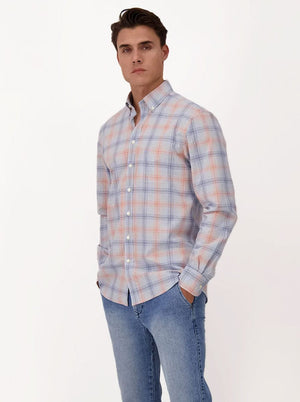 Fynch Hatton Shirts Fynch Hatton - Cotton Summer Check Shirt