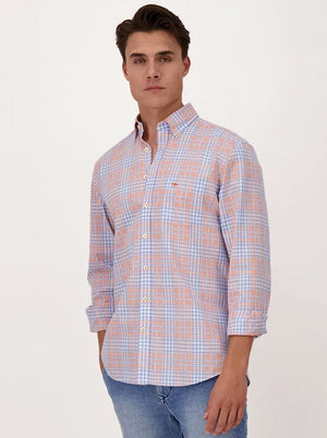 Fynch Hatton Shirts Fynch Hatton - Cotton Summer Multi Check Shirt