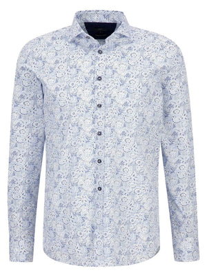 Fynch Hatton Shirts Fynch Hatton - Cotton Summer Print Shirt