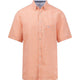Fynch Hatton Shirts Fynch Hatton - Linen Button Down Short Sleeve Shirt