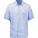 Fynch Hatton Shirts Fynch Hatton - Linen Stripe Button Down Short Sleeve Shirt