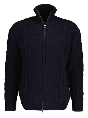 Gant Knitwear & Jumpers Gant - Aaron Cable Full Zip Cardigan