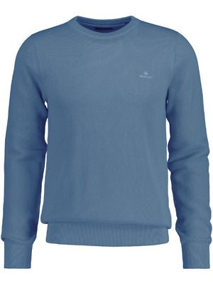 Gant Knitwear & Jumpers Gant - Cotton Pique Crew Neck Jumper