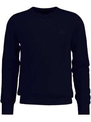 Gant Knitwear & Jumpers Gant - Cotton Pique Crew Neck Jumper