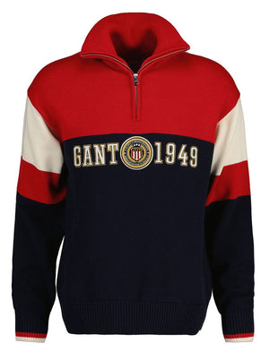 Gant Knitwear & Jumpers Gant - Crest Shield Halfzip