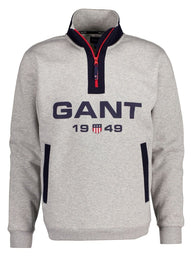 Gant Knitwear & Jumpers Gant - Retro Logo Half Zip Sweater