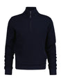 Gant Knitwear & Jumpers Gant - Waffle Textured Half Zip Mock Neck Jumper