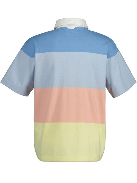 Gant Polo & T-Shirts Gant - Block Stripe Short Sleeve Rugby Shirt