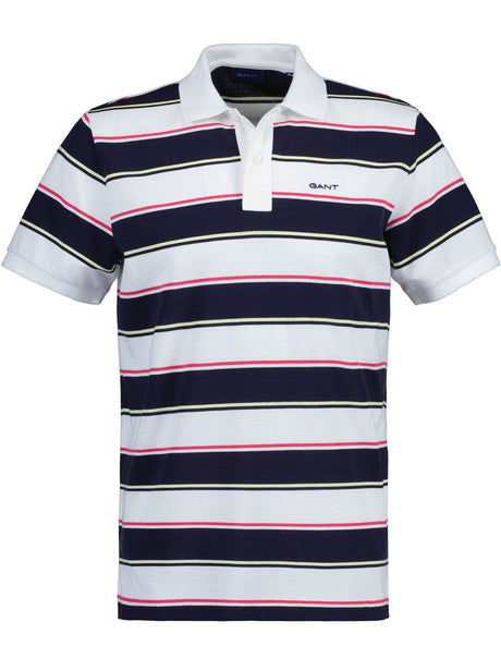 Gant Polo & T-Shirts Gant - Multi Block Stripe Polo Shirt
