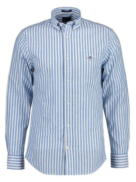 Gant Shirts Gant - Cotton/Linen Stripe Shirt