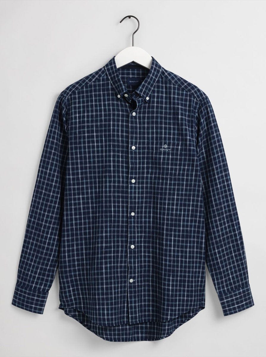 Gant Shirts Gant - Regular Fit Indigo Space Yarns Shirt