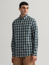 Gant Shirts Gant - Regular Fit Tech Prep™ Indigo Check Oxford Shirt
