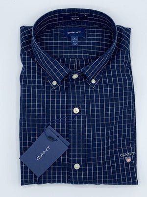 Gant Shirts GANT - Tattershall Shirt - Dark Indigo