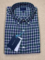 Gant Shirts GANT Tech Prep™ Micro Tartan Twill Shirt - Colour Ivy Green