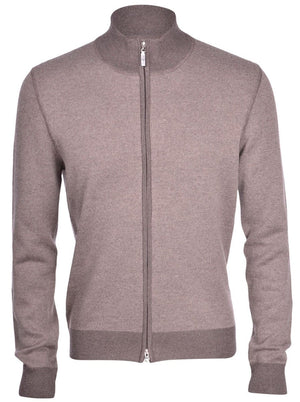 Gran Sasso Knitwear & Jumpers Gran Sasso - Full Zip Salt & Pepper Knit