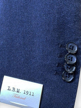 Luigi Bianchi Jacket/Blazer L.B.M - Cotton Unstructured Herringbone Jacket
