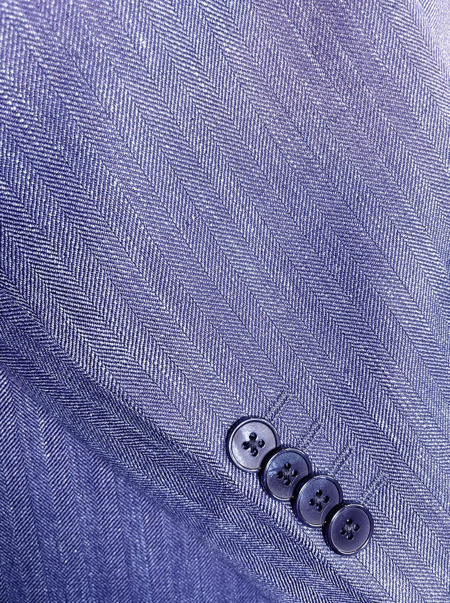 Luigi Bianchi Jacket/Blazer Luigi Bianchi - Loro Piana Summer Herringbone Jacket