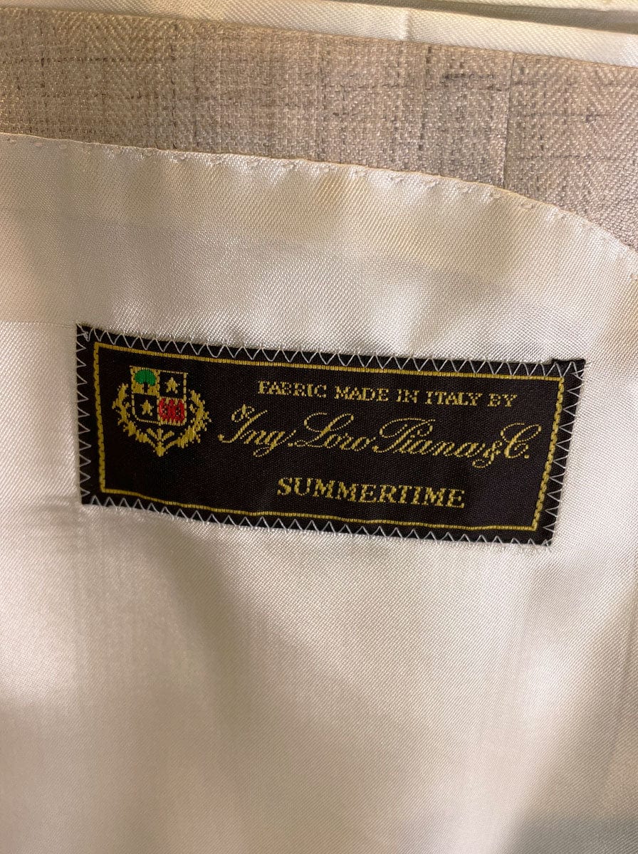 Luigi Bianchi Jacket/Blazer Luigi Bianchi - Loro Piana Summer Herringbone Jacket