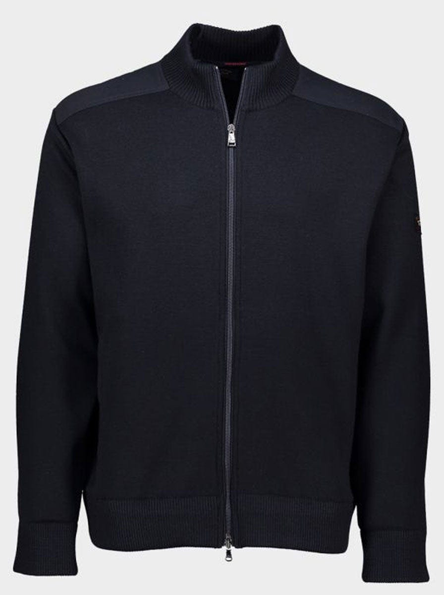 Wool Paul Shark Strickjacke Zipper Paul And Shark Strickjacke Paul