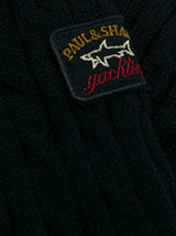 Paul & Shark Knitwear & Jumpers Paul & Shark Cable Knit Bretagne Jumper - Colour Navy