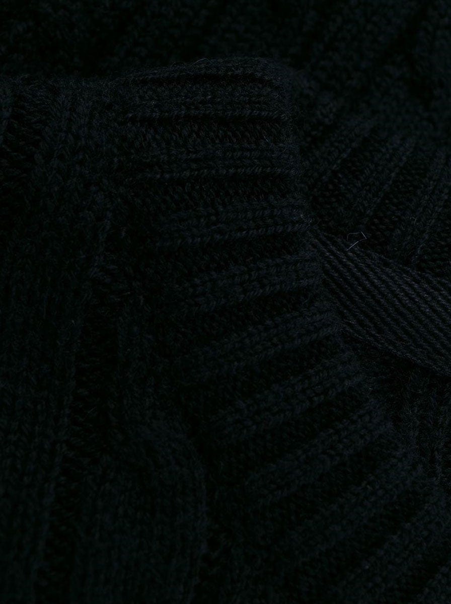 Paul & Shark Knitwear & Jumpers Paul & Shark Cable Knit Bretagne Jumper - Colour Navy