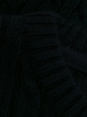 Paul & Shark Knitwear & Jumpers Paul & Shark Cable Knit Bretagne Jumper - Colour Navy