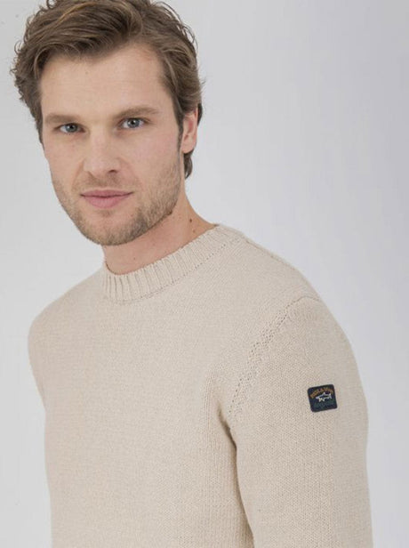 Paul & Shark Knitwear & Jumpers Paul & Shark - Recycled Cotton Crew Neck Jumper